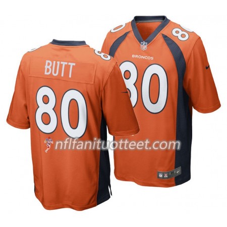 Miesten Denver Broncos NFL Pelipaita Jake Butt 80 Nike Oranssi